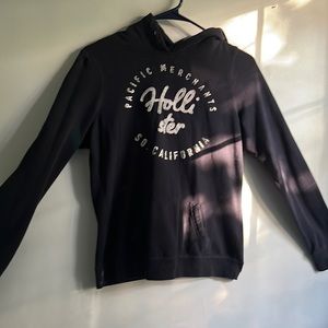 Navy Hollister hoodie
